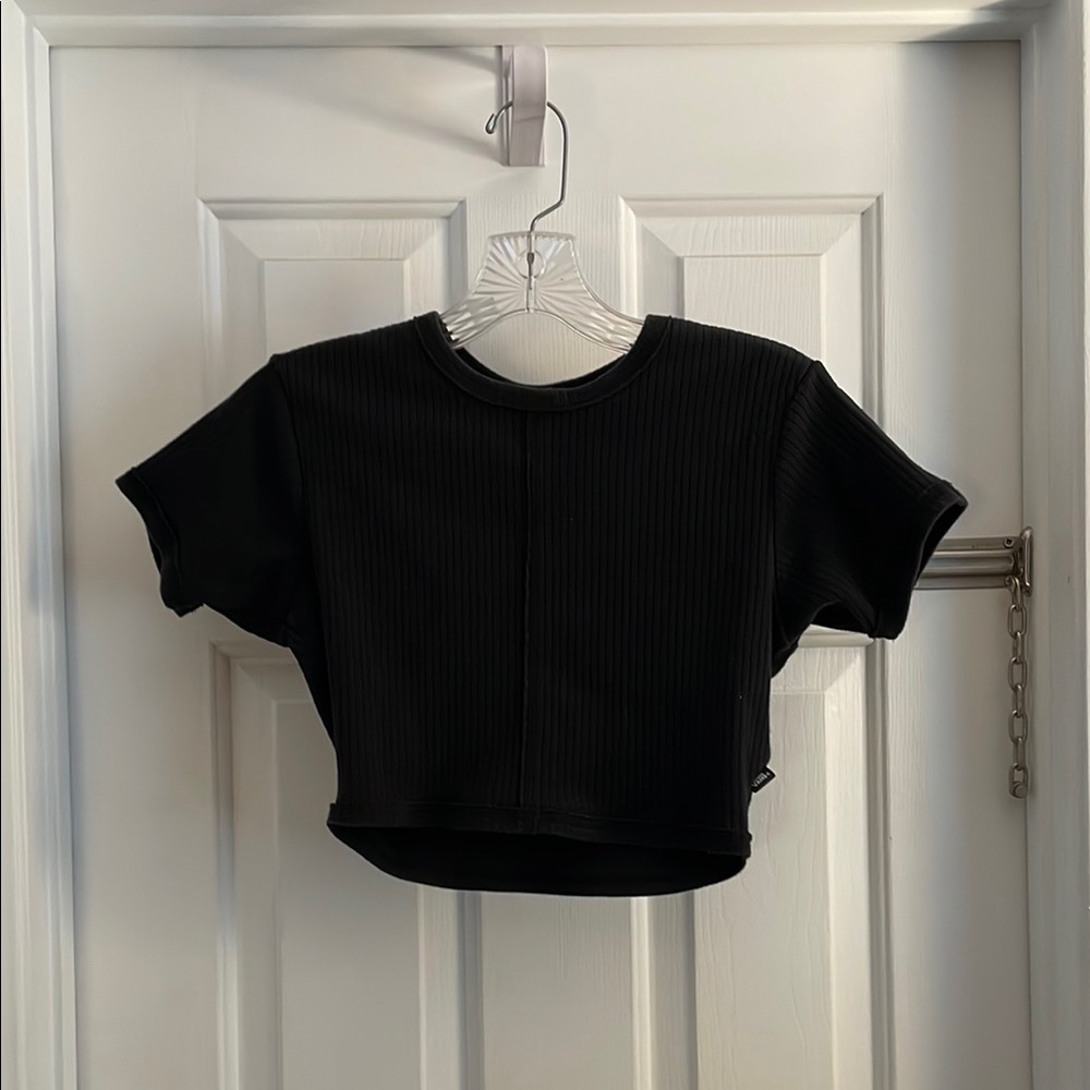 Vans Black Ribbed Top